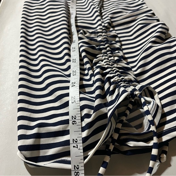 Carve Designs Dawson Rashguard Swim Top Blue and White Striped XL - Picture 8 of 8